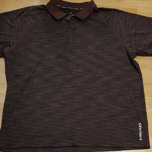 HEAD Men's Purple Polo Shirt